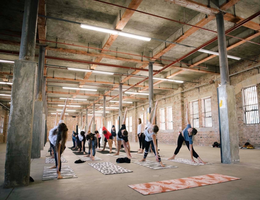 Addressing social isolation with community yoga